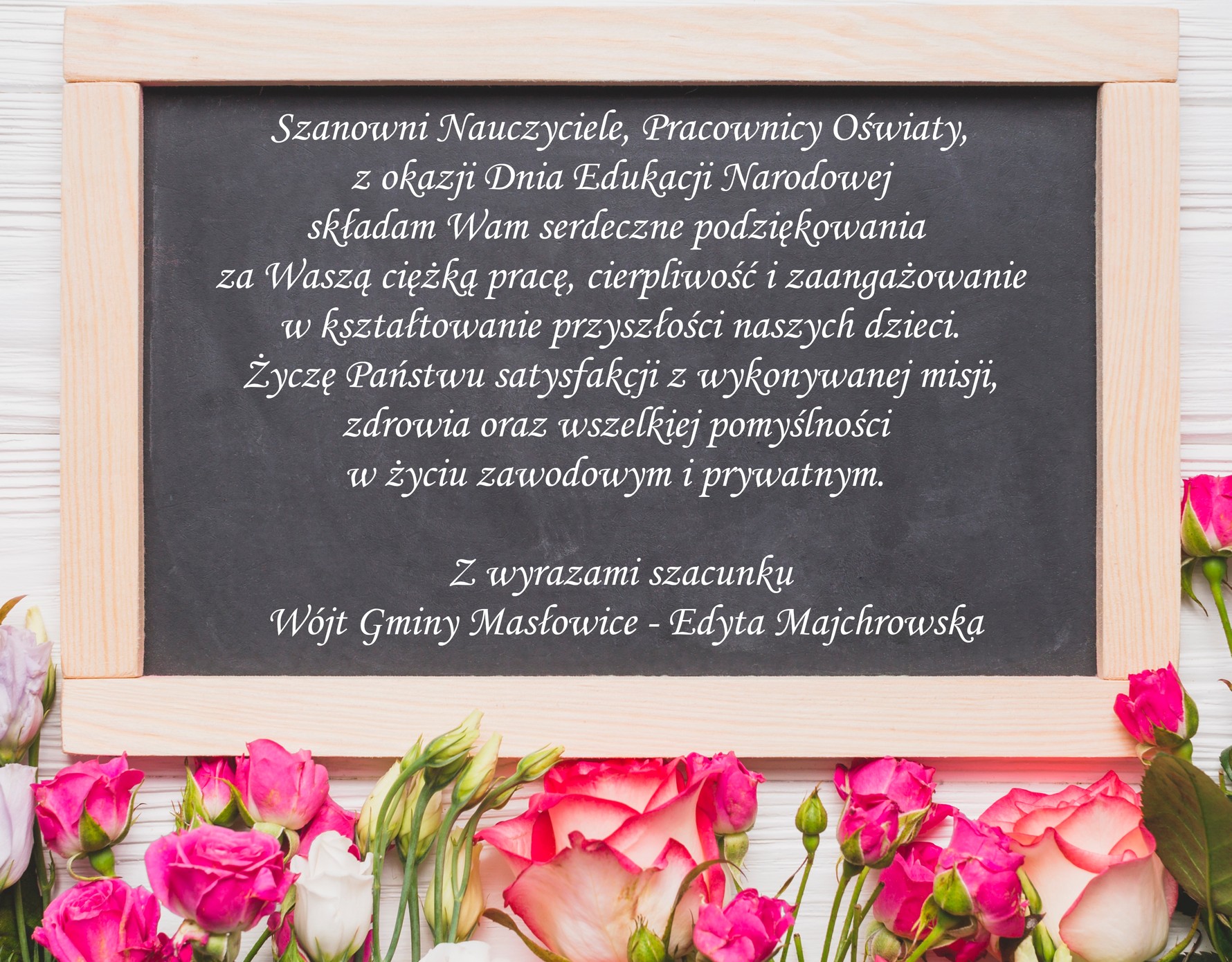 treść życzeń na Dzień Edukacji Narodowej 2025